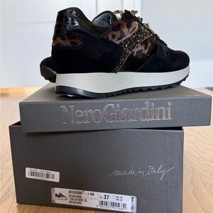 NeroGiardini Leopard Sneakers (NIB)